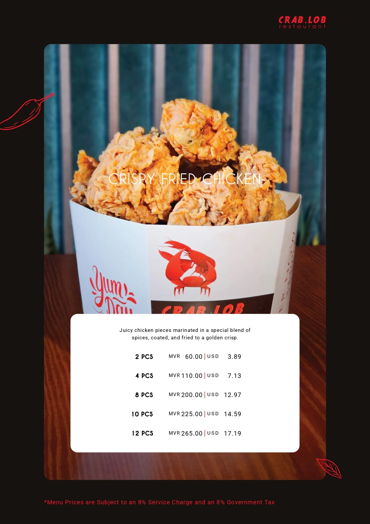 Menu page 16